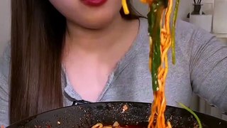 ASMR MUKBANG spicy Pork Bellly Soothing Sounds While Enjoying Delicious 먹방 모음이 팅쇼 리얼 사운드