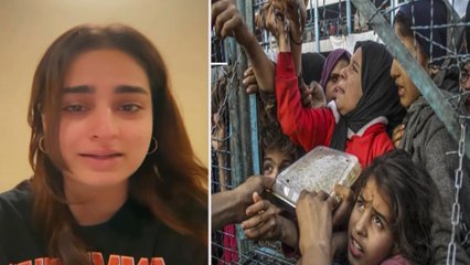 Ayesha Khan Shares Emotional Video on Rafah Attack 😢