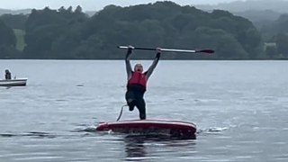 Ed Davey falls off paddleboard as Liberal Democrats campaign in Lake District
