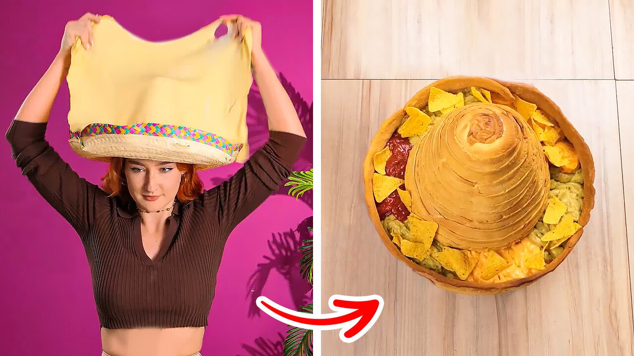 Make an Edible Hat! Tasty Party Snacks to Surprise Your Guests - video ...