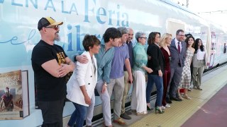 El Tren de la Cultura de Renfe llega a Valladolid con 12 escritores