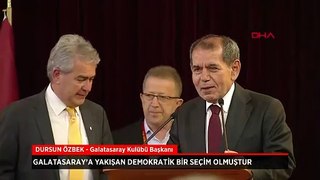 Dursun Özbek: Galatasaray’a yakışan demokratik bir seçim olmuştur