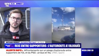 Finale de la Coupe de France: les images des affrontements entre supporters lyonnais et parisiens
