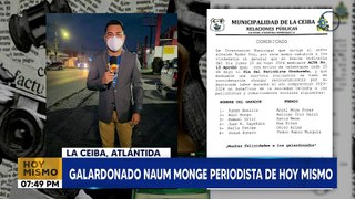 Galardonan a Naun Monge por el Día del Periodista