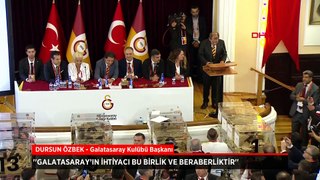 Dursun Özbek: Galatasaray’ın ihtiyacı birlik ve beraberliktir