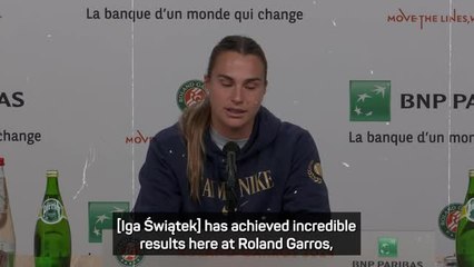 Download Video: French Open final? - Swiatek v Sabalenka