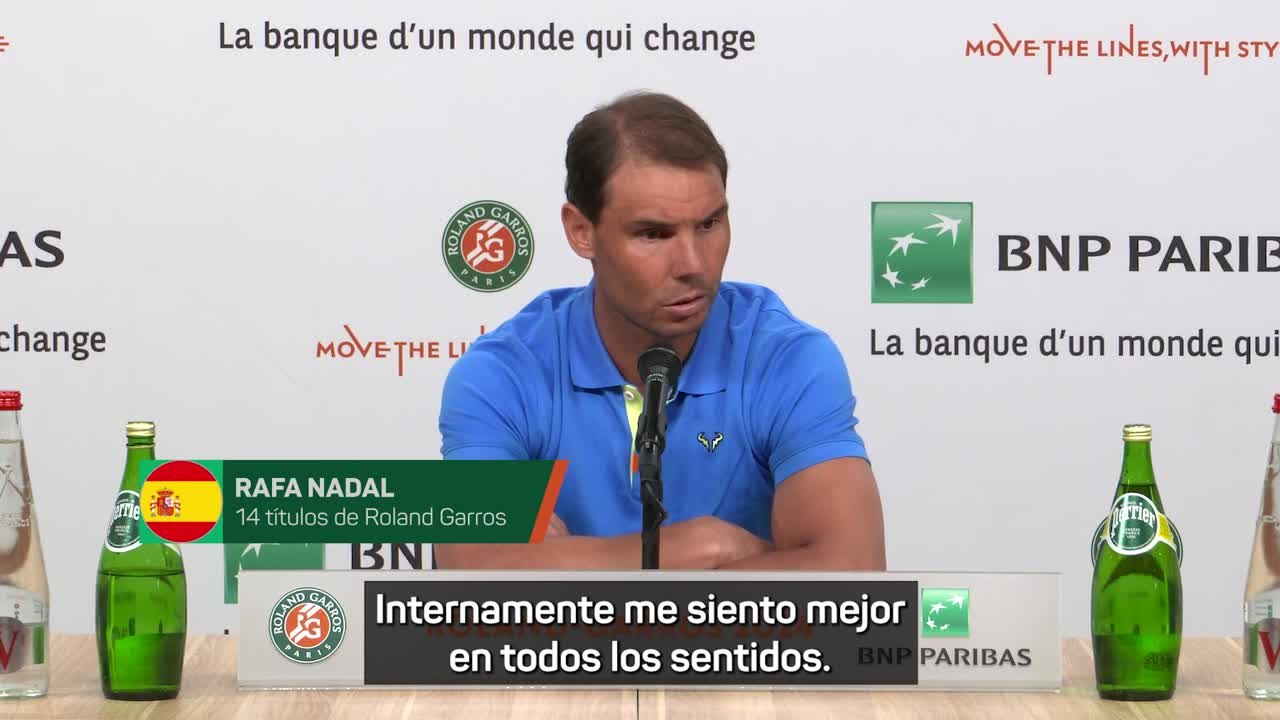 Nadal: "No puedo confirmar que vaya a ser mi último Roland Garros"