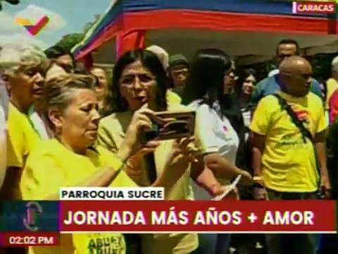 Vpdta. Delcy Rodríguez convoca a los abuelos y abuelas a reunir sus experiencias por el futuro de Venezuela