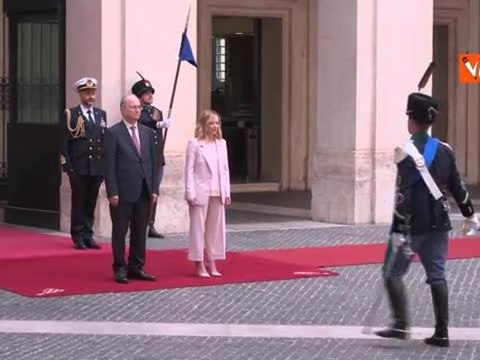 Meloni incontra il Primo Ministro della Palestina Mustafa a Palazzo Chigi