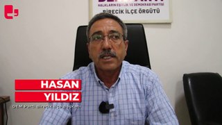 DEM Parti Birecik ilçe Eşbaşkanı Hasan Yıldız: Begit irademizi çalarak, hırsızlık yaparak belediyeye oturdu