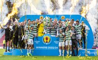 Celtic win The Scottish Cup against Rangers at Hampden Park, Glasgow