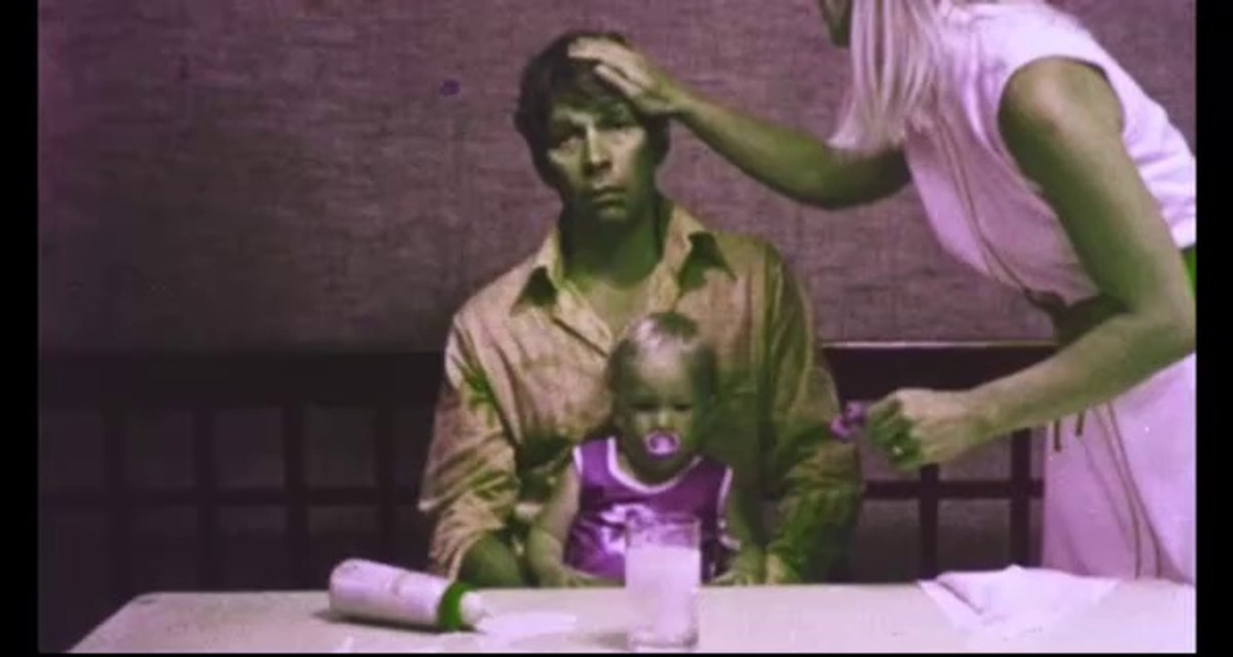 1970s Swedish house-husband Alka Seltzer TV commercial - humorous (wide view)