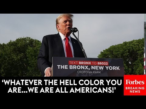 FULL RALLY: Former President Trump Holds Campaign Event In The Bronx, New York