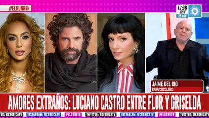 Luciano Castro entre Flor y Griselda: habla un parapsicólogo