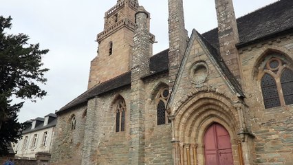 IMG_4478 Lannion (22), 19 000 habitants, église de la Trinité de Brélévenez, cloches CLIP