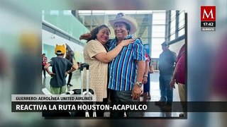 Llega el primer vuelo internacional a Acapulco desde el paso del huracán Otis