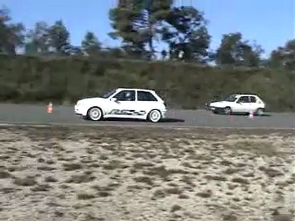 FIESTA RS VS 205 TD run merignac
