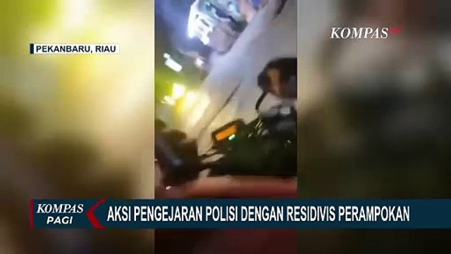 Tim Resmob Polresta Pekanbaru Riau Terlibat Pengejaran dengan Residivis Pelaku Perampokan