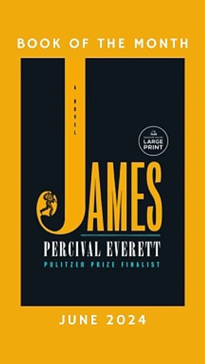 Book of the Month June 2024 - James by Percival Everett