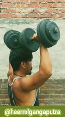 मैं अपनी मेहनत पर ज्यादा ध्यान दे रहा हूँ #heermlgangaputra #naturalbodybuilding #motivation #inspiration #attitude #dialogue