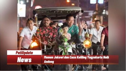 Jokowi Liburan di Yogyakarta, Ajak Cucunya Naik Andong Keliling Malioboro