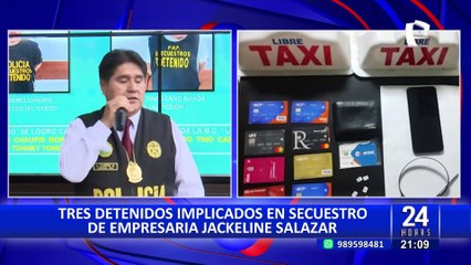 Jackeline Salazar: estos son los delincuentes detenidos tras su rescate