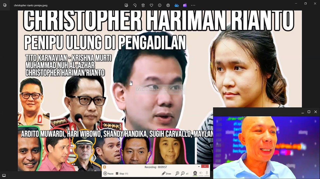 CHRISTOPHER HARIMAN RIANTO PENIPU PEREKAYASA PENGURUS AFDI (ASOSIASI FORENSIK DIGITAL INDONESIA)