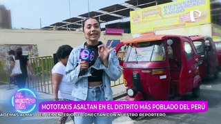 ¡Cuidado! La modalidad de asaltos en mototaxis se incrementa en la capital