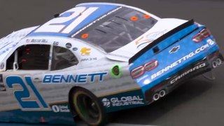 Cole Custer, Austin Hill tangle; ending in Hill spinning Custer