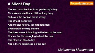 Mohammed Mohammed - A Silent Day.