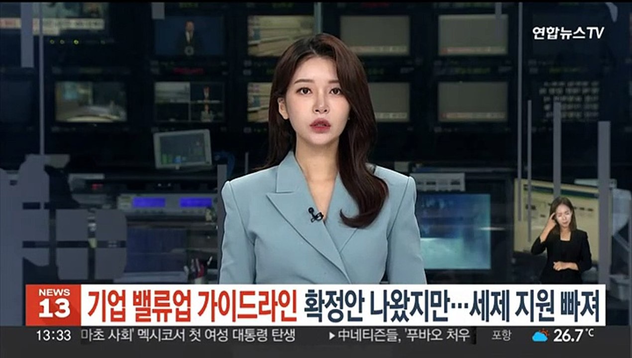 기업 밸류업 가이드라인 확정안 나왔지만…세제 지원 빠져