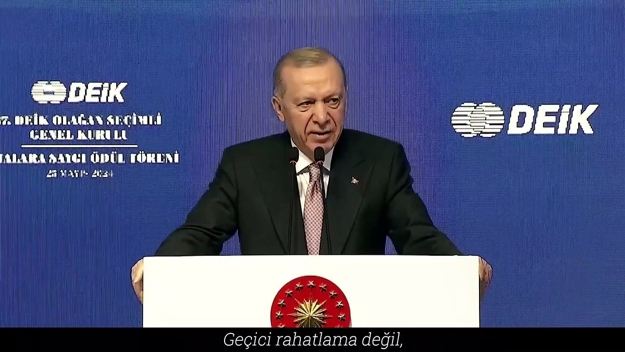 Cumhurbaşkanı Erdoğan, DEİK kurultayında konuştu: Tarihi bir sıçrama yapılacak!