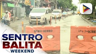 DPWH, patuloy ang road repairs at reblocking sa kabila ng pag-ulan