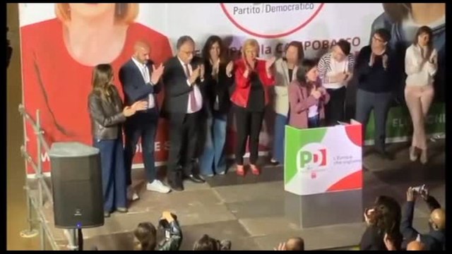 Schlein a Campobasso con Lucia Annunziata e Sandro Ruotolo sul palco