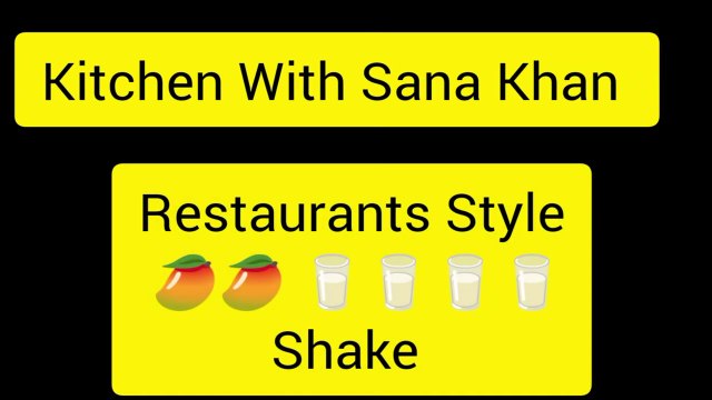 Mango milkshake _ Mango shake recipe_ mango milkshake recipe @kitchenwithsanakhan