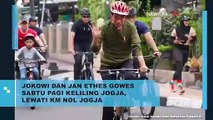 Sabtu Pagi, Jokowi Ajak Jan Ethes Gowes Keliling Kota Jogja Hingga ke Titik Nol