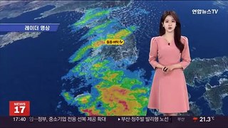 [날씨] 중부 오후 강한 비…밤 사이 전국 확대