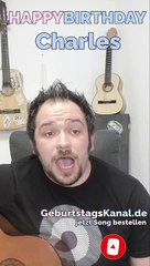 Happy Birthday, Charls! Geburtstagsgrüße an Charls