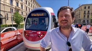 Tramvia, primo viaggio tecnico lungo la linea Fortezza-Libert?-San Marco