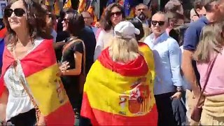 Rafael Hernando baila en la manifestación del PP contra la ley de Amnistía