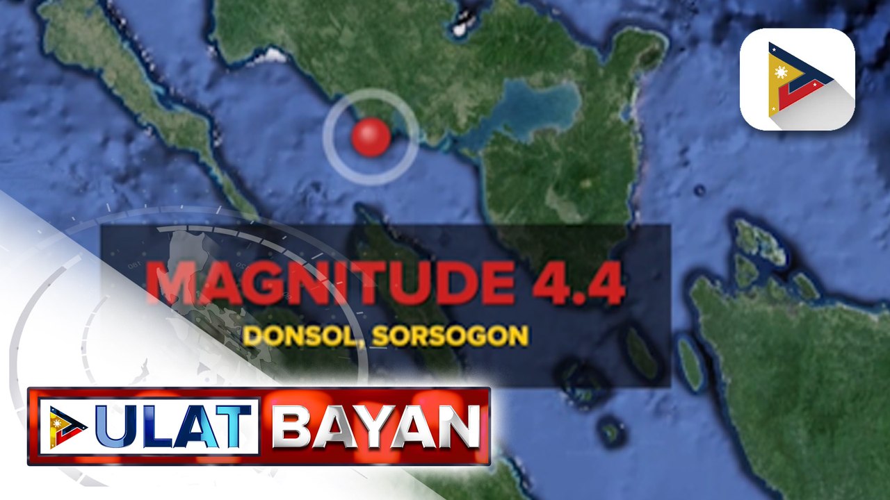 Sorsogon, niyanig ng magnitude 4.4 na lindol