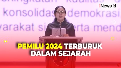 Di Rakernas PDIP ke-V, Puan Sebut Pemilu 2024 Terburuk Sepanjang Sejarah