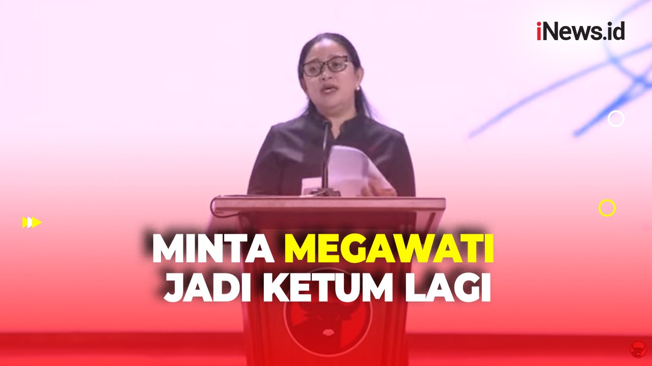Puan Baca Rekomendasi Rakernas V, PDIP Minta Megawati Jadi Ketum Lagi