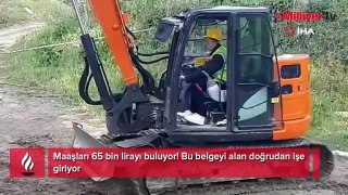 Maaşları 65 bin lirayı buluyor! Bu belgeyi alan doğrudan işe giriyor