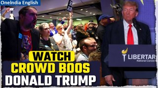 Donald Trump Heckled at Libertarian Convention: 'He's full of Sh*t' | Dramatic Videos Surface