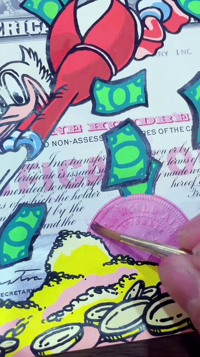 Picsou Version bruitage (pour une galerie à Miami!)