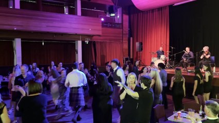 Billy Connolly kilt at Abbie’s Sparkle Foundation ceilidh