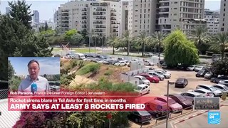 Sirens sound in Tel Aviv as Hamas says fired rockets from Gaza
