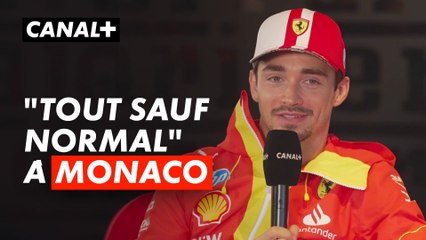 Pour Charles Leclerc, le Grand Prix de Monaco est "tout sauf normal"