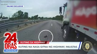 ONLINE EXCLUSIVE: Kuting na nasa gitna ng highway, iniligtas | 24 Oras Weekend
